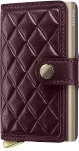 Secrid Miniwallet Premium Emboss Diamond Bordeaux