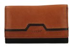 Lagen dámská peněženka kožená BLC/5305/222 Black/cognac