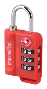Travelite TSA Padlock Red