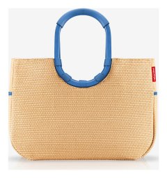 Reisenthel Loopshopper L Frame Raffia Blue