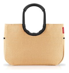 Reisenthel Loopshopper L Frame Raffia black