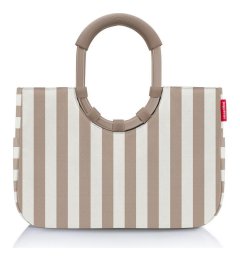 Reisenthel Loopshopper M Summerstripes coffee
