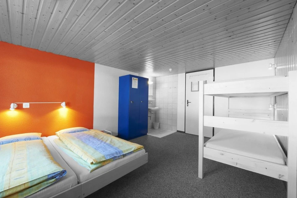 Gedeelde kamer in een hostel