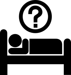 Symbool voor overnachting