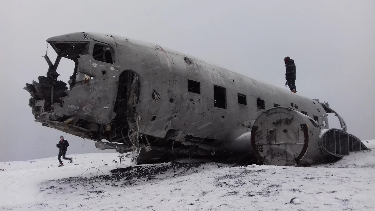 wrak Douglas Super DC-3 Dakota (IJsland)