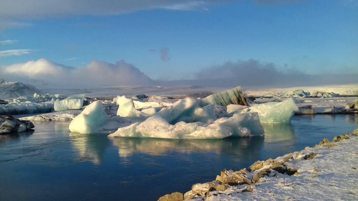 Jökulsárlón-lagune - IJsland