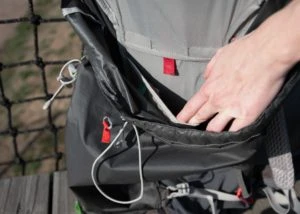 Vaude Zerum 38 - vak voor drinksysteem - detail