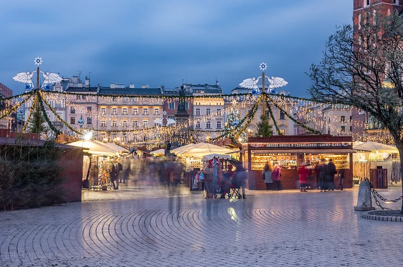 Kerstmarkten Rynek Główny