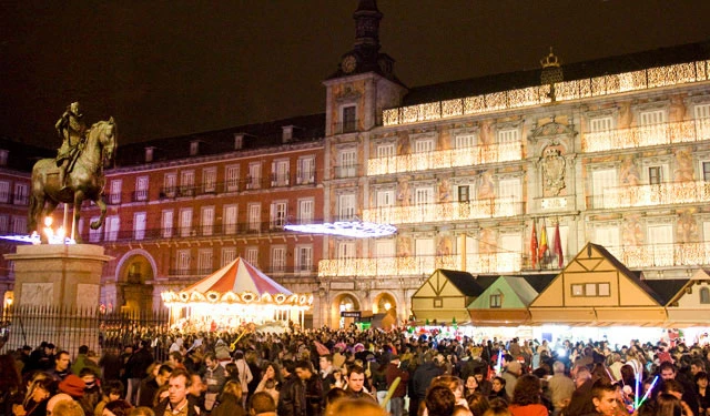 Madrid kerstmarkten